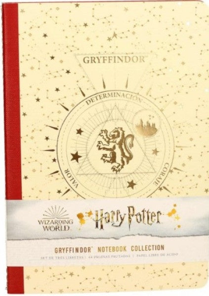 Harry Potter Pack de 3 libretas Gryffindor | Autores Varios