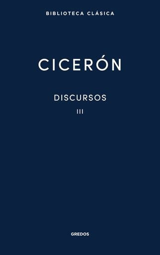 Discursos III | Marco Tulio Cicerón