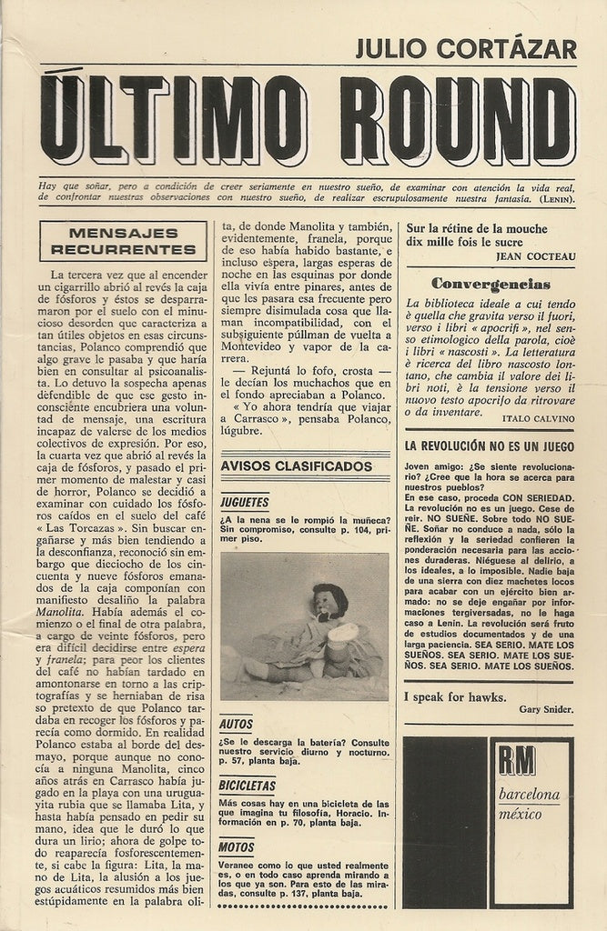 Ultimo Round | Julio Cortázar