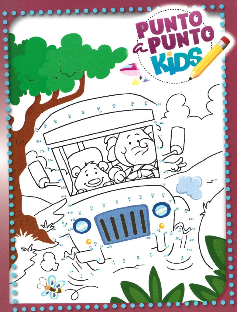 Punto a punto kids violeta | Autores Varios
