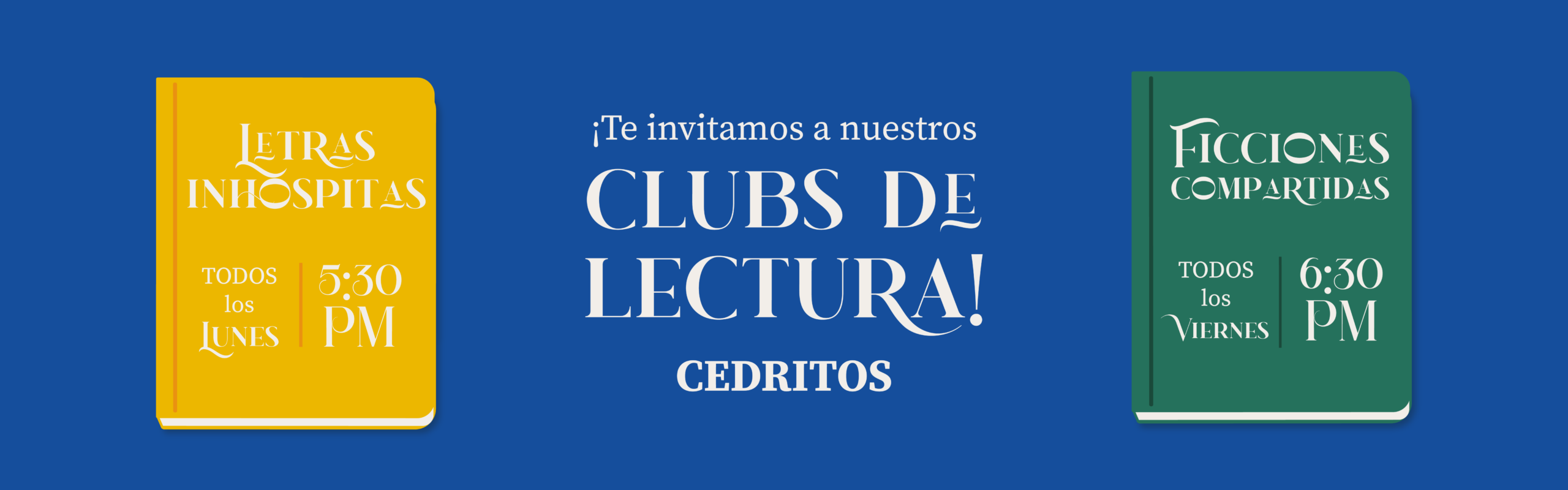 Clubs de Lectura — Cedritos