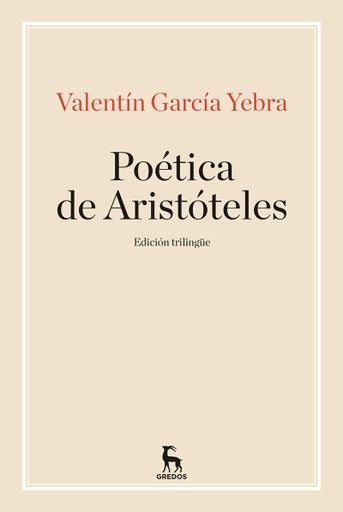 Poética de Aristóteles | Valentín García Yebra