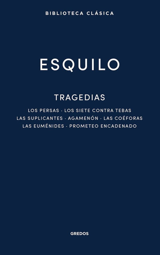 Tragedias | Esquilo de Eleusis